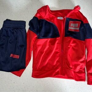 PUMA Outfit 2T Red and Navy
